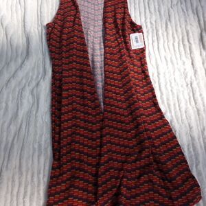 LuLaRoe Multicolor Geometric Vest